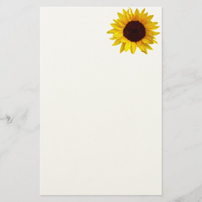 Sunflower Stationery (Front)