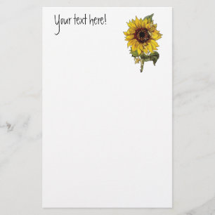 Sunflower Stationery