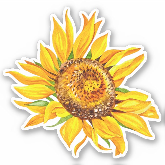 Sunflower Sticker (Front)