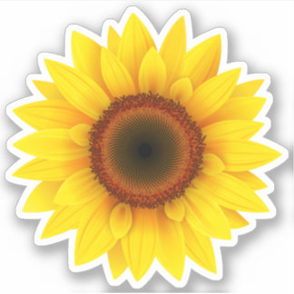 Sunflower Sticker