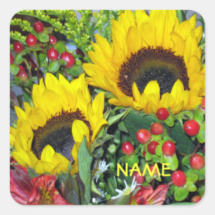 Sunflower Sticker