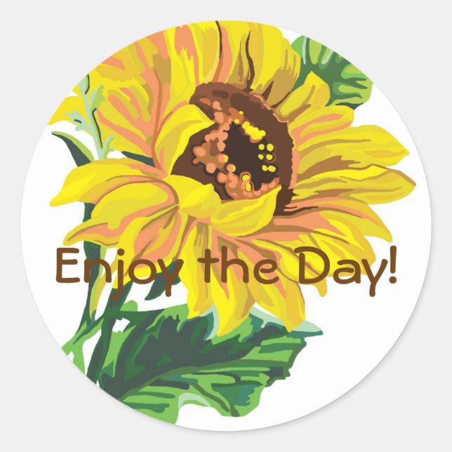 Sunflower Sticker (Front)