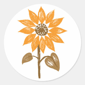 Sunflower Sticker