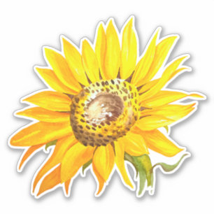 Sunflower Sticker