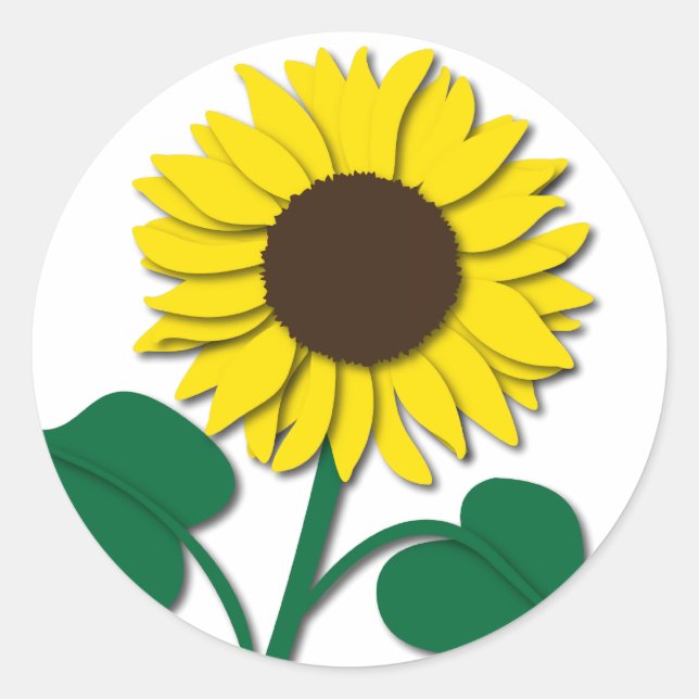 Sunflower Sticker (Front)