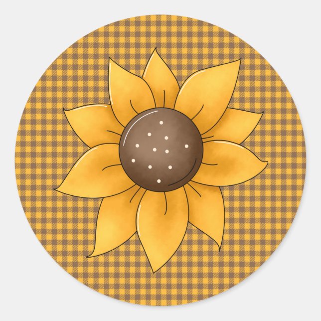 Sunflower Stickers 4 (Front)