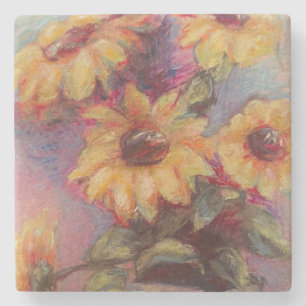 Sunflower Stone Coaster