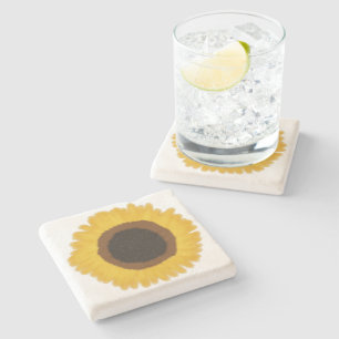 Sunflower Stone Coaster