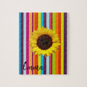 Sunflower Stripe Puzzles