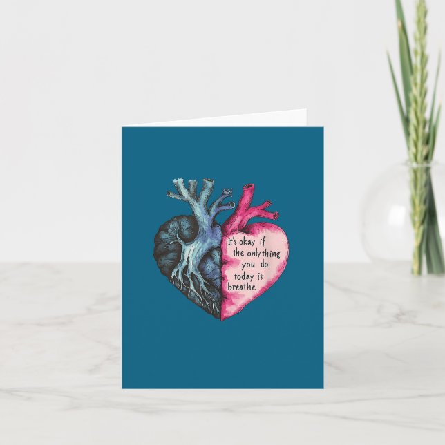 Sunflower Suicide Awareness  Card (Front)