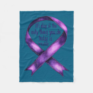Sunflower Suicide Awareness  Fleece Blanket
