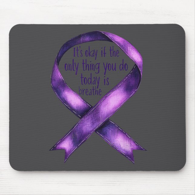 Sunflower Suicide Awareness  Mouse Mat (Front)