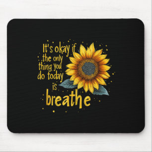 Sunflower Suicide Awareness Mouse Mat