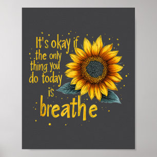 Sunflower Suicide Awareness  Poster