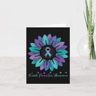 Sunflower Suicide Prevention Awareness Month  Card