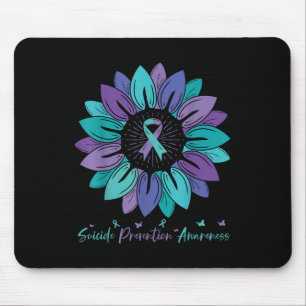 Sunflower Suicide Prevention Awareness Month Mouse Mat
