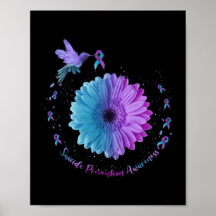 Sunflower Suicide Prevention Awareness  Poster