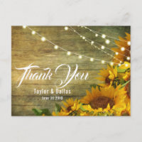 Sunflower Summer | Rustic Americana Thank You