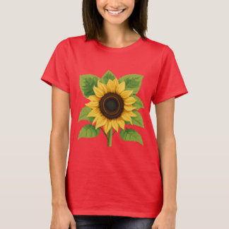 Sunflower & Sun – Symbol of Optimism & Growth  T-Shirt