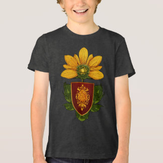 Sunflower & Sun – Symbol of Optimism & Growth  Tri-Blend Shirt