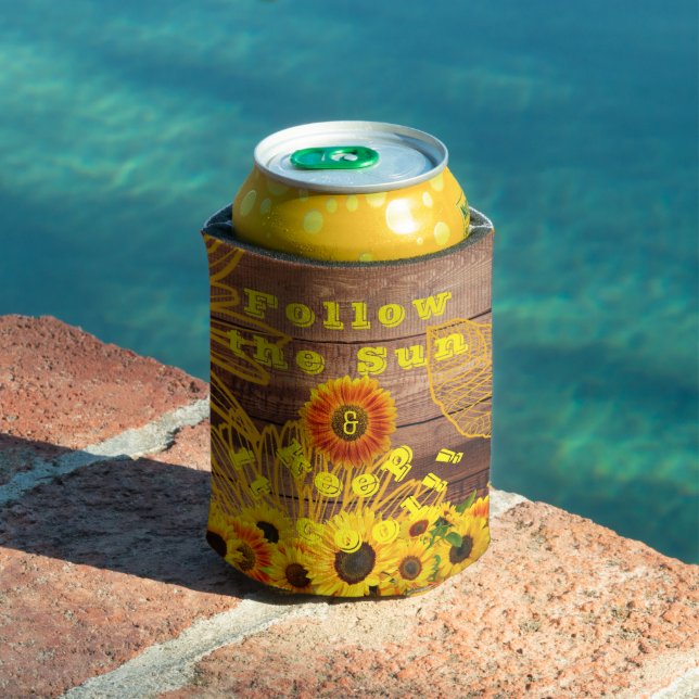 Sunflower Sun Worshiper Keep it Cool Can Cooler (In Situ Pool)