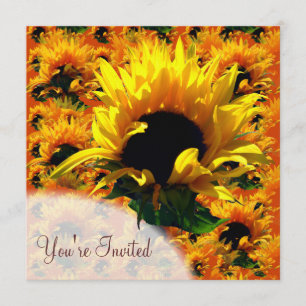 Sunflower Sunrise Invitations