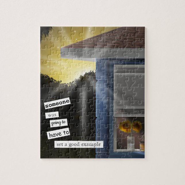 Sunflower Sunrise Puzzle by Sara Motolanez (Vertical)