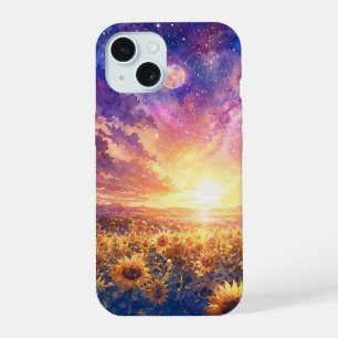 Sunflower Sunset Fantasy iPhone Case