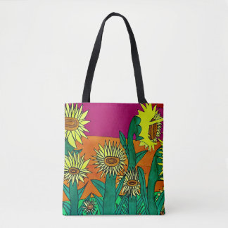 Sunflower Sunset tote Bag