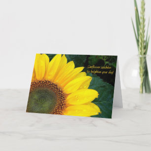 Sunflower sunshine! ~ Card