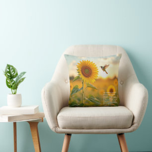 Sunflower Symbolism  Cushion