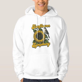 Sunflower Symphony T-Shirt Hoodie