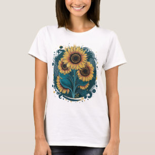 Sunflower Symphony Women Tshirt
