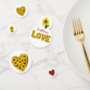 Sunflower Table Confetti