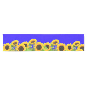 Sunflower Table Runner Ukraine Flag Colours