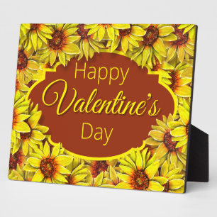 Sunflower Tabletop Plaque with Easel