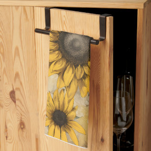 Sunflower Tea Towel