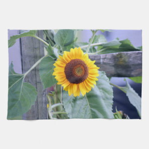 sunflower tea towel