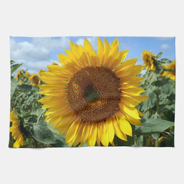 Sunflower Tea Towel (Horizontal)