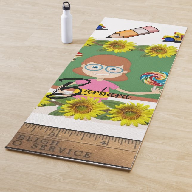 Sunflower Teacher Yoga Mat (In Situ)