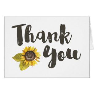 Sunflower Thank You