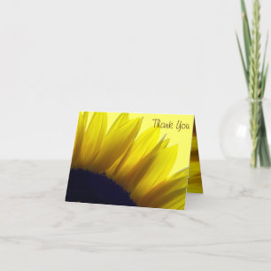 Sunflower Thank You Cards (Blank Inside)