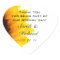 Sunflower Thank You Hearts Wedding Favour Stickers