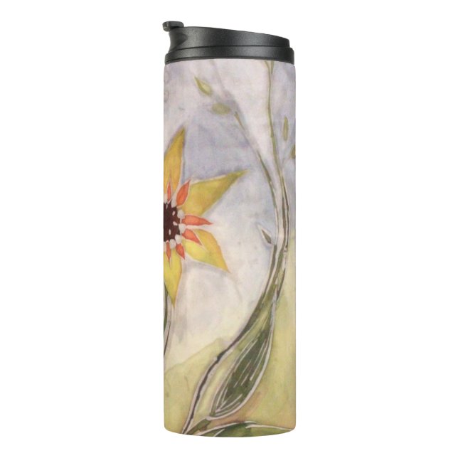 Sunflower Thermal Tumbler (Rotated Right)