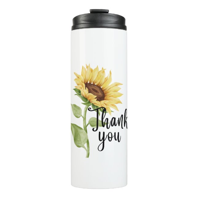 Sunflower Thermal Tumbler (Front)
