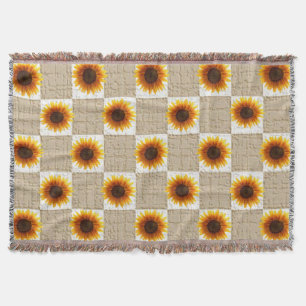 Sunflower Throw Blanket