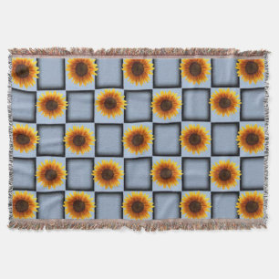 Sunflower Throw Blanket