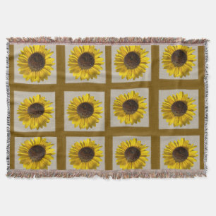Sunflower Throw Blanket