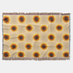 Sunflower Throw Blanket