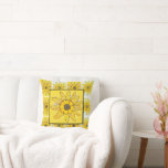 Sunflower Throw Pillow<br><div class="desc">Let the sunshine in any room with this sunflower throw pillow.</div>